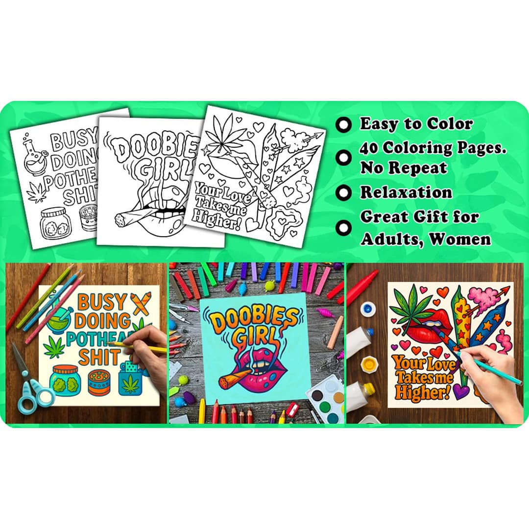Stoner Quotes Coloring Book - Image 4