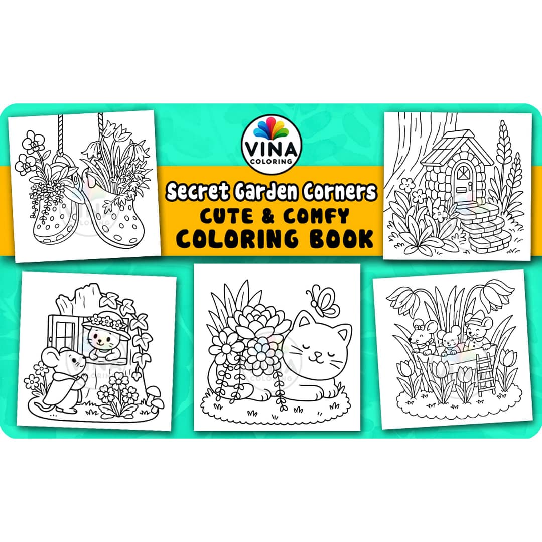 Secret Garden Corners Coloring Book for Adults and Teens - Image 2