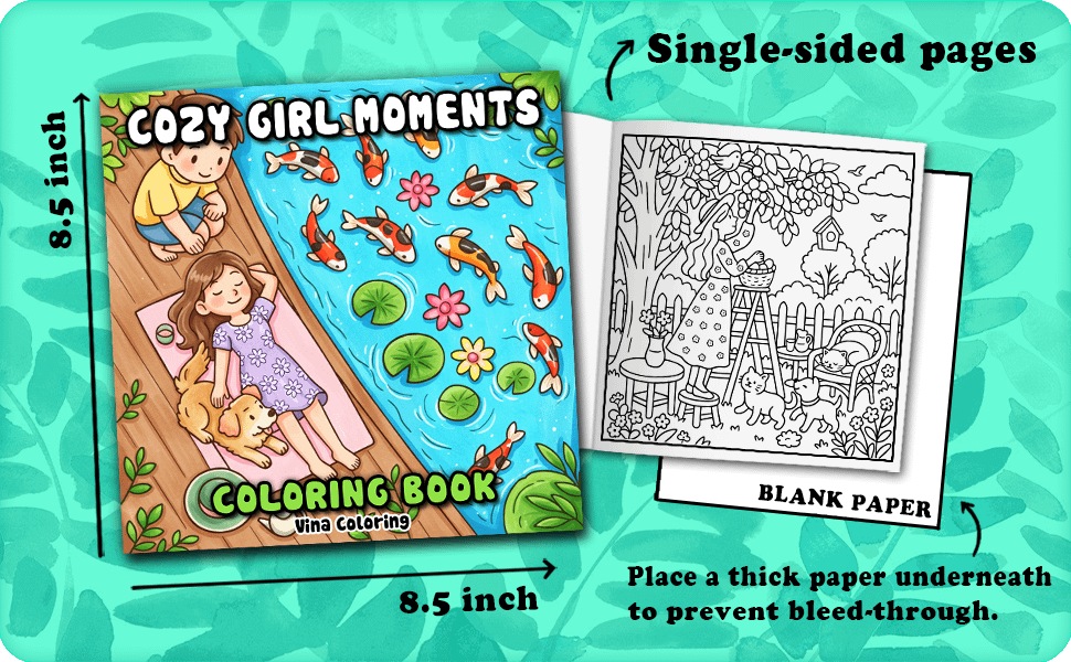 Cozy Girl Moments Coloring Book For Adults - Image 5
